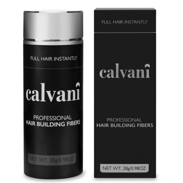 Calvani Hair Building Fibers Σκόνη Πύκνωσης Light Brown (Καφέ / Καστανό  Ανοιχτό) 12gr - Calvani